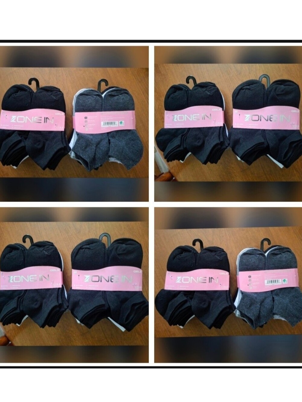 ♥️160 Pairs Of New Ladies "Zone In" Athletic Socks
